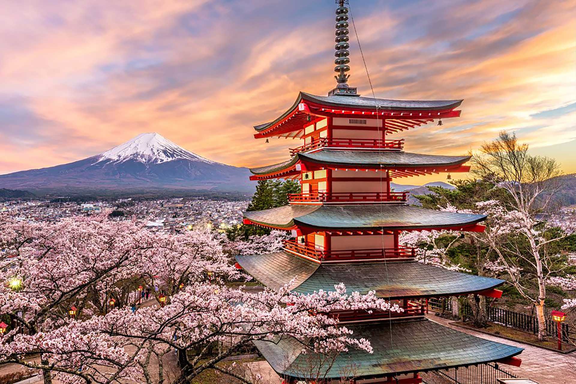 Chureito Pagoda, Mt. Fuji Japan