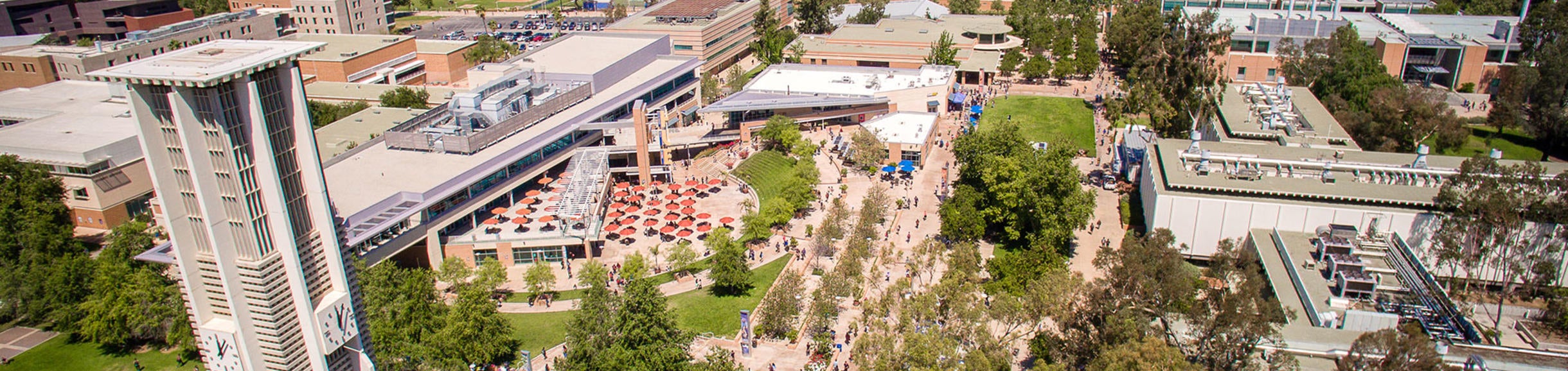 UCR Bell Tower Drone Image