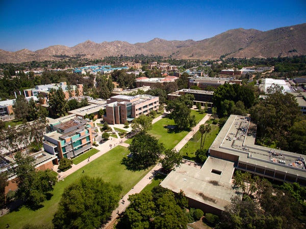 Aerial Picture of UCR campus