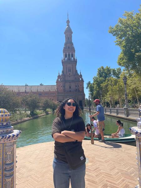 Elizabeth Quezada in Granada, Spain
