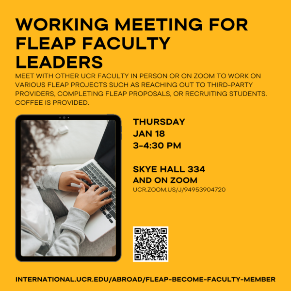 Thursday Jan. 18th, 3pm-4:30pm at Skye Hall Room 334 and on Zoom