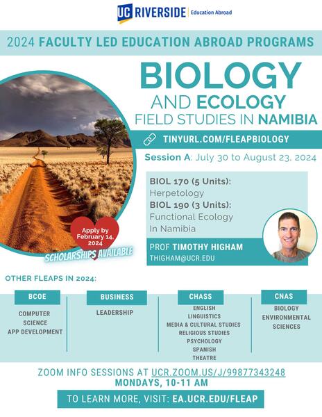 FLEAP 2024 Biology And Ecology Field Studies In Namibia International   Namibia 2024 