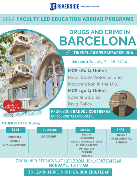 FLEAP 2024 Drugs And Crime In Barcelona Poster International Affairs   Spain Mcs 2024 