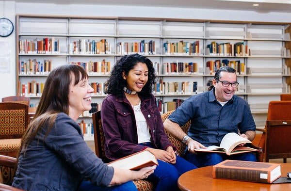 UCR students and faculty in Costo Special Collection
